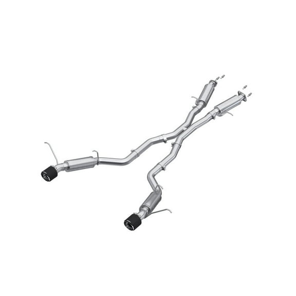 Mbrp Exhaust S55253cf Armor Pro Cat Back Exhaust System Fits select: 2012-2018,2020-2021 JEEP GRAND CHEROKEE SRT-8