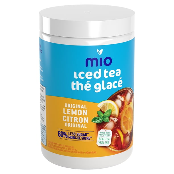 mio Iced Tea Drink Mix, 1 Canister, for Flavourful Hydration and