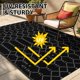 thumbnail image 5 of Alfombra de exterior Smiry, 183 x 274 cm, impermeable, reversible, gris, 5 of 8