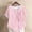 B Pink, variant on ITSAME Plus Size Blouses for Women, Crewneck Short Sleeve Color Blocking Casual Loose T-Shirts Brown Size M