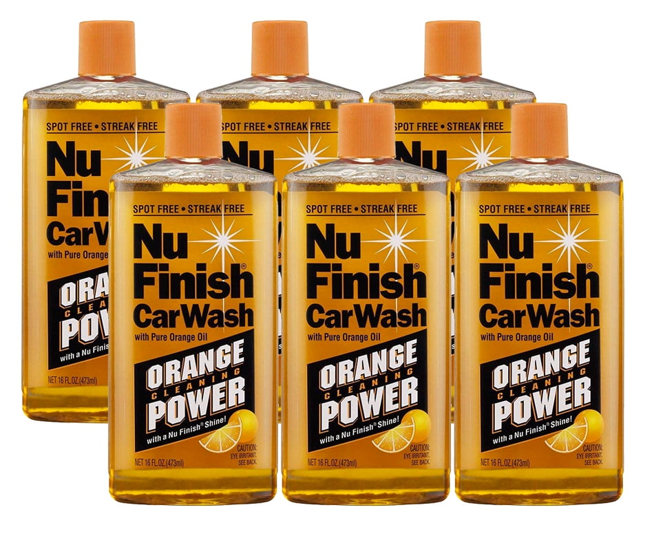 Nu Finish Car Wash Concentrate (16 oz) Pack of 6