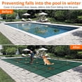 thumbnail image 6 of Danolapsi Inground Pool Safety Cover, 20*38FT Rectangular In Ground Pool Safety Cover, Fits 18x36ft, Safety Pool Covers Green Mesh, Triple Stitched for MAX Strength, Abrasion Resistant, 6 of 8