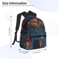 thumbnail image 2 of Easygdp Cowboy Boots Under Starry Sky Mochila Casual para Portátil, Mochila para Escuela, Viajes, Negocios, 2 of 6