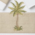 thumbnail image 4 of Authentic Hotel and Spa  Turkish Cotton Palm Tree Embroidered 3 piece Towel Set Navy Blue, 4 of 5