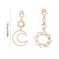 thumbnail image 3 of Minnieouse 1 par de pendientes de mujer, pendientes de luna y sol, gota de oreja Irregular, colgante Vintage delicado para chicas, accesorio de Ropa, zapatos y accesorios Miscelánea, 3 of 6