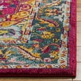 thumbnail image 3 of SAFAVIEH Phoenix Brooklyn Border Area Rug, Fuchsia/Blue, 5'1" x 7'6", 3 of 7