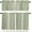 Darkseagreen Beige, variant on Pink Beige Striped Kitchen Curtains, Modern Farmhouse Retro Lines 3-Piece Kitchen Curtain Valance and Tiers Set 24 Inch Length, Rod Pocket Half Window Curtains for Cafe Living Room Bathroom