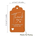 thumbnail image 5 of Inkdotpot Silver Foil Paper Hang Tags ThankYou For Sharing Our Special Day Bridal Shower-Baby Shower-Retirement-Wedding-Birthday Favor Tags 100 Pack, 5 of 6