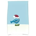 thumbnail image 2 of Simply Daisy 18" x 30" Merry Christmas Bird Animal Print Hand Towel, 2 of 2