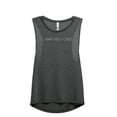 thumbnail image 1 of 1-800-His-Loss Women's Fashion Sleeveless Muscle Tank Top Tee Charcoal Grey Small, 1 of 4
