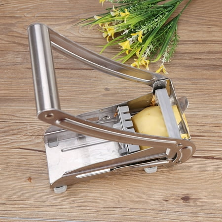 

Greensen French Fry Potato Cutter Stainless Steel French Fry Cutter Potato Vegetable Slicer Chopper Dicer 2 Blades Chip Cutter