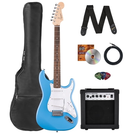 Fender Squier Stratocaster - California Blue w/ Amplifier