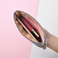 thumbnail image 3 of Double Zipper Cell Phone Bag Fleece Storage Bag Portable Women's Wallet Key Card Bag Mini Bag, 3 of 8