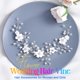 thumbnail image 3 of Diadema HEREAD Flower Bride para bodas, enredaderas, perlas, diamantes de imitación, accesorios para mujeres y niñas (plata A), 3 of 7