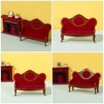 thumbnail image 2 of MasteelfCA 3pcs Doll House Mini Furniture Model Simulation Mini Couch Doll House Living Room Layout Sofa Model, 2 of 6