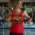 thumbnail image 4 of 70s American Muscle Car Women's Tank Top Vintage Classic Retro V8 Beast, 4 of 7