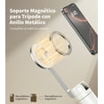 thumbnail image 3 of TONEOF Magnetic Portable Retractable White Mobile Phone Tripod, 3 of 10