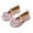 Pink, variant on ZACPNCV Girls Dress Shoes Low Heel Princess Flats Mary Jane Flower Wedding Party Glitter Shoes for Kids Toddler Pink 4-4.5 Years