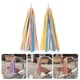thumbnail image 2 of 2pack Streamers Bike Handlebar Tassels Colorful Outdoor Cycling Girls Ribbons for Personalizty Cycling Experiences Pink Yellow, 2 of 5