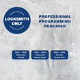 thumbnail image 3 of LoonWear Key Fob Replacement for 2001 2002 2003 2004 2005 Chevrolet Chevy Impala Monte Carlo Pontiac Grand Prix Remote, 4-Button 10443537, Locksmith Required, 3 of 5