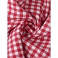 thumbnail image 5 of INSPIRE CHIC Gingham Vest Shorts Suit Set for Women's Two Piece Summer Casual Sleeveless Blazer Shorts Outfits XL Red, 5 of 6