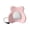 A-Pink, variant on Hyknon Lumbar Support Pillow, Cute Back Support Cushion, Memory Foam Back Pillow Desk Chair Cushion, Relieves Upper/Lower Back Pain Improved Posture Backrest Support Pad for Office Chair Car, Black