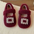 thumbnail image 6 of LYHaoo Girls Fleece Lined Slippers Soft Sole Indoor Outdoor Cozy Warm Shoes For Toddler Little Kid Big Youth Sizes 13.5 Big Kid 8.5-9 Years, 6 of 6