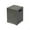 Concrete Finish, variant on GDF Studio Jasmine Outdoor Metal Tank Holder, Black and Brushed White