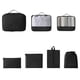 thumbnail image 2 of Conjunto de bolsas organizadoras de viaje | Cubos para maleta y almacenamiento de ropa y zapatos | Spandex de poliéster de 7 piezas | Ligero, resistente a arrugas | Diseño de compresión | Gris, 2 of 6