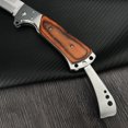 thumbnail image 5 of Hunting Folding Knife with Rosewood Handle, EDC Pocket Knife, Foldable Long Blade Pocket Knife, Outdoor Survival Knife, 5 of 8