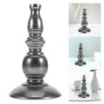thumbnail image 1 of AURARMLET Lamp Shade Frame Lamp Base Stand Silver Iron Lighting Fixture Support For Hotel Settings 1Pack, 1 of 7