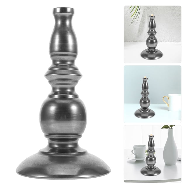AURARMLET Lamp Shade Frame Lamp Base Stand Silver Iron Lighting Fixture Support For Hotel Settings 1Pack