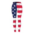 thumbnail image 4 of B91xZ Leggings d'Entraînement pour Femmes Taille Élastique Extensible Legging à Enfiler, Rouge S, 4 of 4