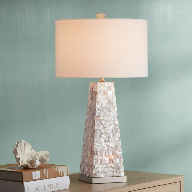 Possini Euro Design Modern Table Lamp, Mother Of Pearl Tall Floor Lamp