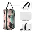 thumbnail image 3 of Goofa Tropical Summer Palm Printed Toiletry Bag with Handle,Large Capacity Travel Makeup Cosmetic Bag for Women, Carry on Airport Airline Compliant Bag, 3 of 9