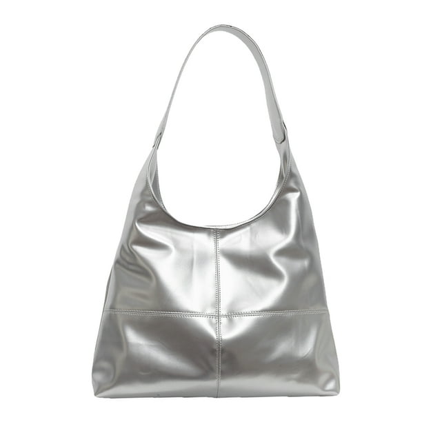 Juego De Bolsos De Mujer De 5 Unidades, Cartera, Bolsos De Mano De Piel Sintética, Gris Oscuro (Gris) - AS-131E
