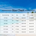 thumbnail image 3 of Oiangi Girls Beach Pants Elastic Waist Wide Leg Trousers Casual Rolled Up Pant for Summer Vacation Purple 14 Years, 3 of 8