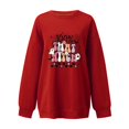 thumbnail image 3 of Gibobby Sudaderas para mujer Sudadera suéter de otoño(Rojo,G), 3 of 4