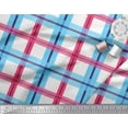 thumbnail image 3 of Soimoi Velvet Fabric Check Check Print Fabric by the Yard 58 Inch Wide, 3 of 3