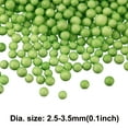 thumbnail image 3 of Unique Bargains 0.1' Green Polystyrene Foam Beads Ball Mini for Crafts and Fillings 1 Pack, 3 of 7