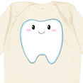 thumbnail image 4 of Inktastic Cute Tooth Boys or Girls Long Sleeve Baby Bodysuit, 4 of 5
