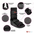 thumbnail image 3 of Bota Walker ortopédica corta con suela Antideslizante y Correas Ajustables, 3 of 6