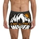 thumbnail image 1 of Balery Not All Who Wander Are Lost4 Calzoncillos bóxer para hombre, ropa interior de algodón suave y transpirable con cinturilla de nailon-X-Large, 1 of 5