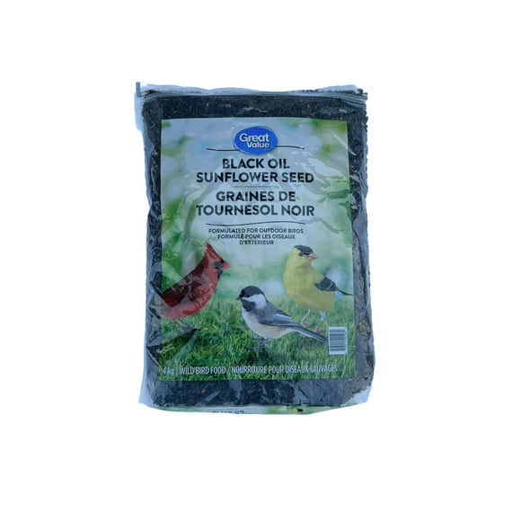 Great Value Black Oil Sunflower Seed 4 Kg