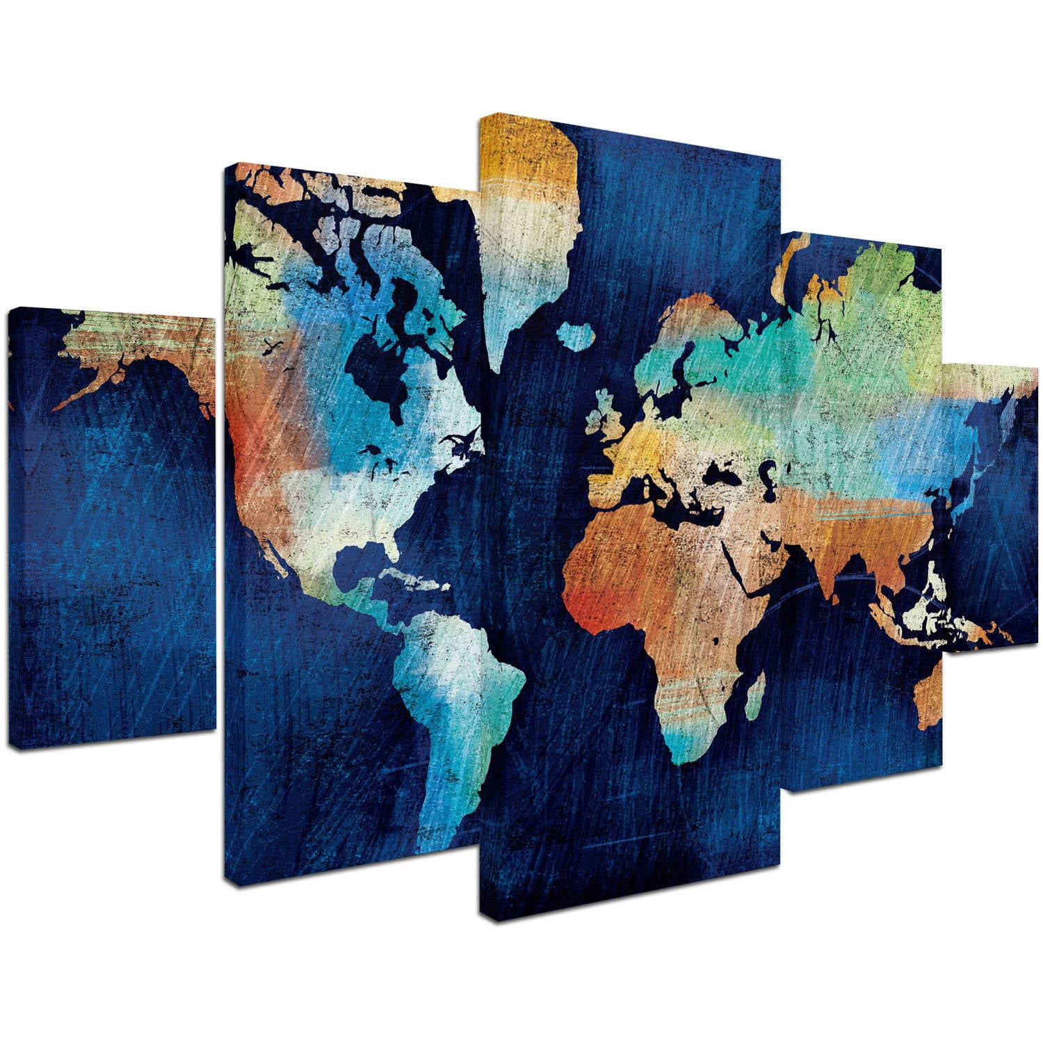 Trademark Fine Art "Seasons Change" Canvas Art by Michael Mullan 5-Panel Set