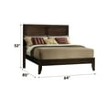 thumbnail image 2 of Miekor Furniture Madison Espresso Finish Queen Bed 23597, 2 of 7