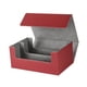 thumbnail image 1 of Caja para guardar barajas de cartas coleccionables, tarjetas de colección, juguetes, organización, álbum protector Rojo, 1 of 9