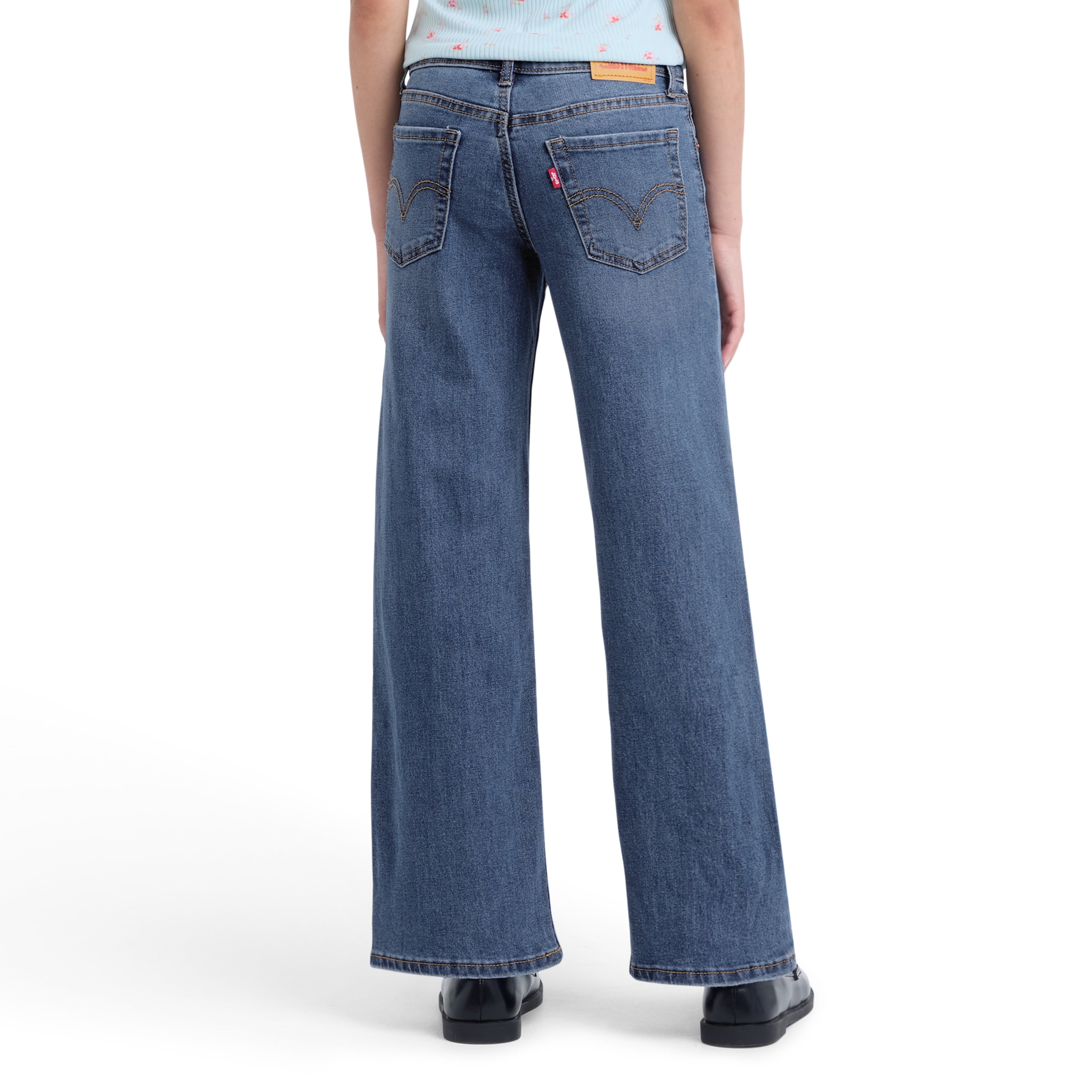 Levi Girls Wide Leg Denim Jean, Sizes 7-16
