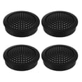 thumbnail image 1 of 4 cubiertas protectoras para altavoces de agudos de coche, color negro, rejilla de malla para altavoces de audio de automóvil, protección para subwoofer y agudos de coche., 1 of 7