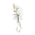 thumbnail image 2 of Arreglo floral de banco de pasillo BLESIY decoración floral trasera de silla de pasillo boda Blanco, 2 of 8
